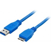 Kaapeli USB 3.0 A-micro B 1m, sininen