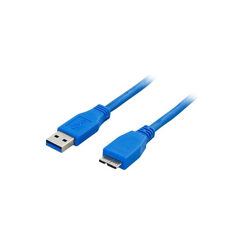 Kaapeli USB 3.0 A-micro B 1m, sininen