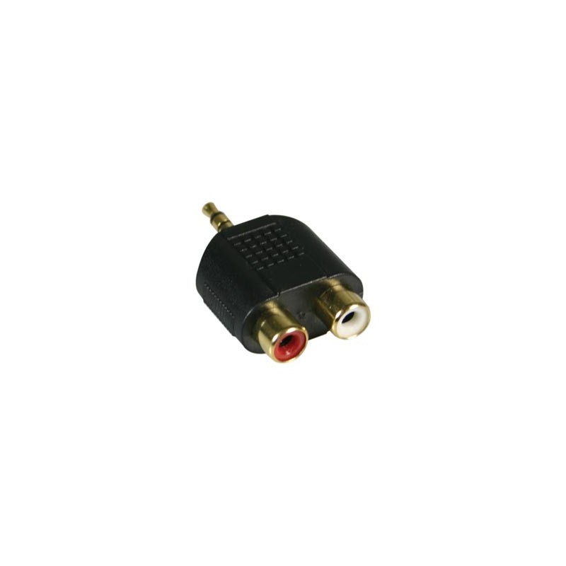 Adapteri 2xRCA n - 3,5mm plug
