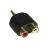Adapteri 2xRCA n - 3,5mm plug