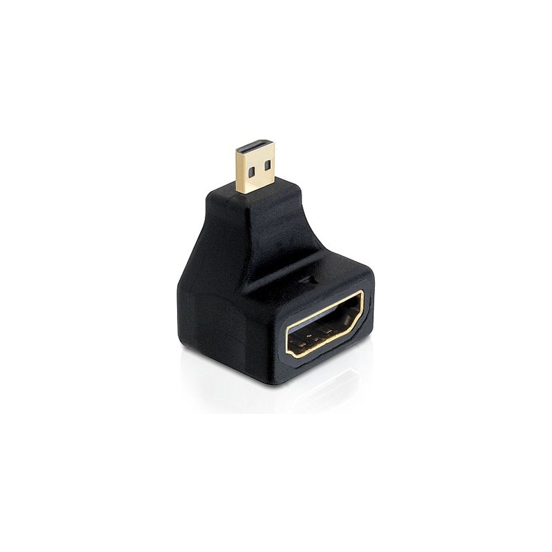 Adapteri HDMI naaras - micro HDMI uros, kulma