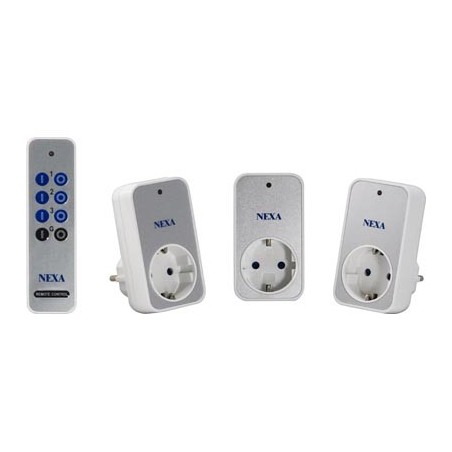 Kauko-ohjattava virtakatkaisin, 3x2300W sarja